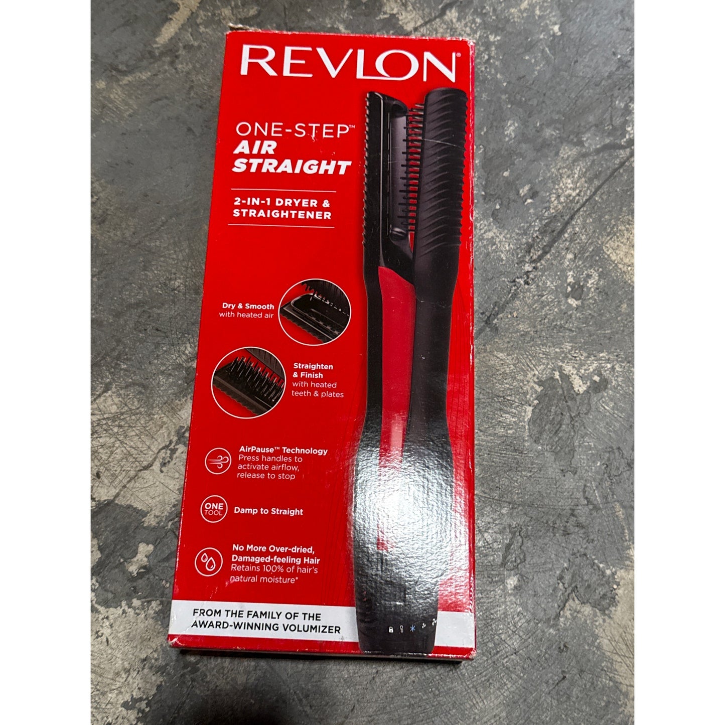 Revlon one step air straight 2 in 1 dryer and straightner