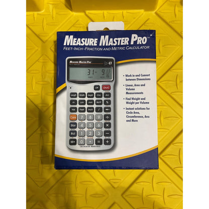 Measure Master Pro Feet-Inch-Fraction and Metric Calculator