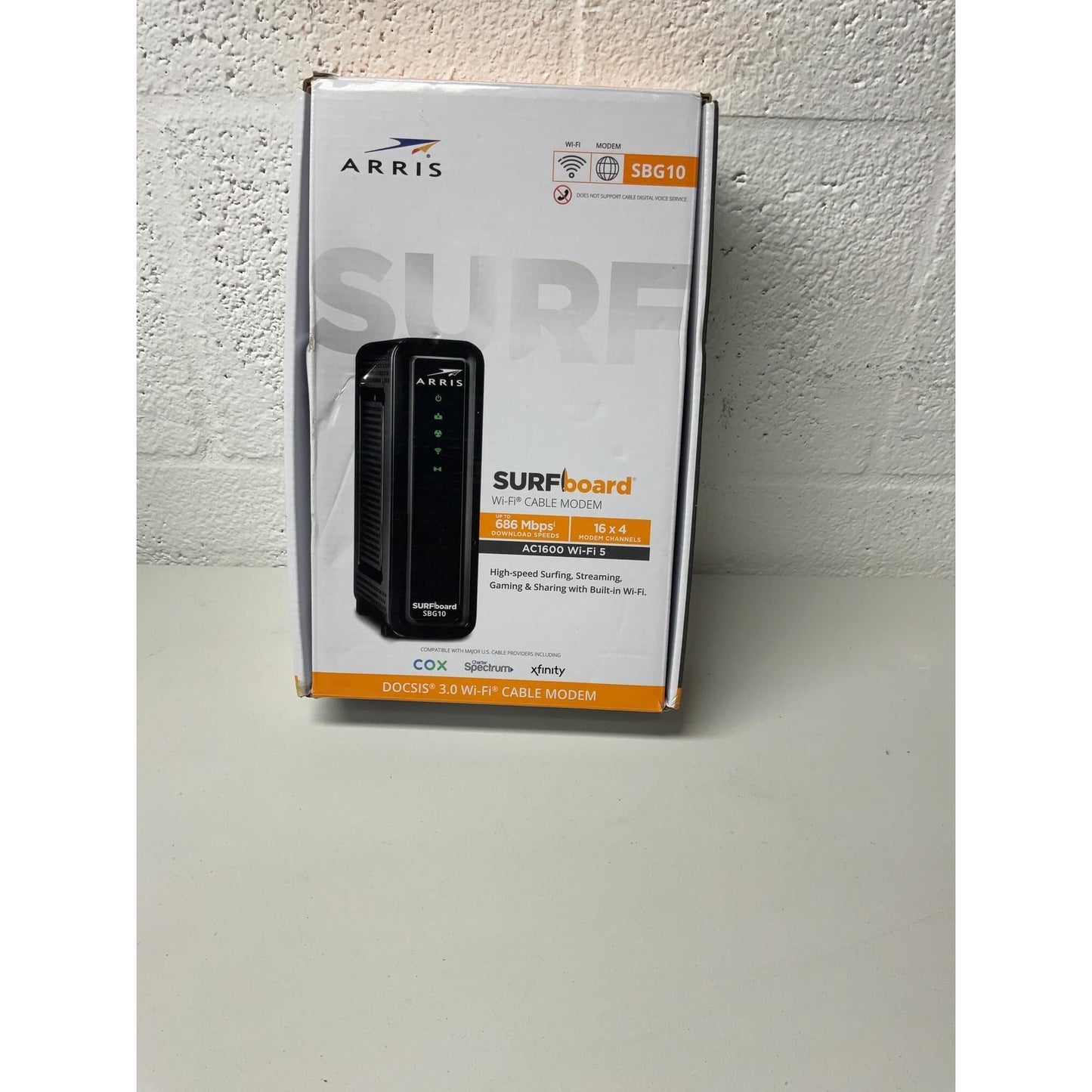 ARRIS SURF BOARD WIFI CABLE MODEM model SBG10