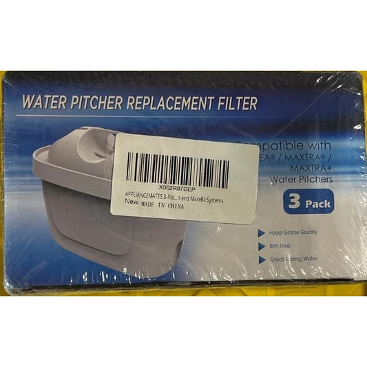 water pitcher replacement filter 3 pack