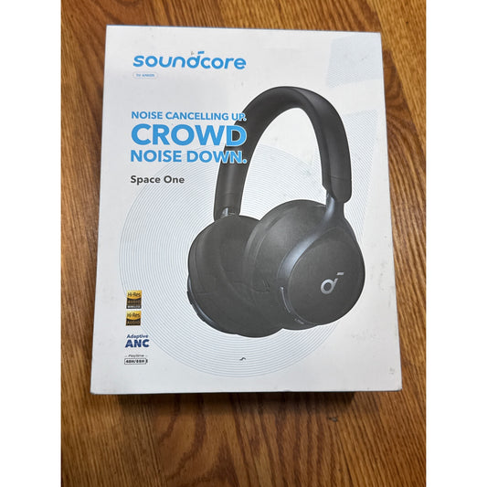 Soundcore Noise Cancelling Over Ear Headphones - Space One - Open Box