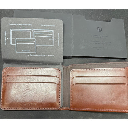Leather Wallet Ekster Bi-FOLD- Brown
