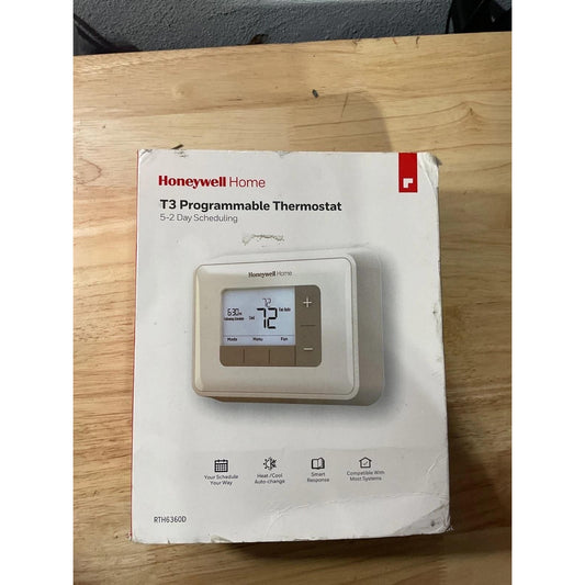 Honeywell RTH6360D 5-2 Day Programmable Thermostat - White