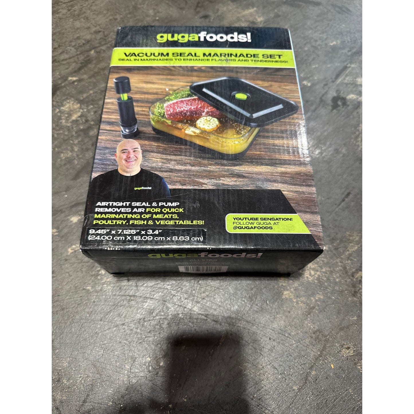 Gugafoods vacuum seal marinade set