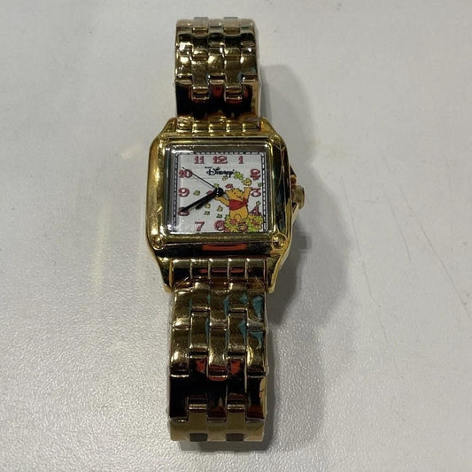 Disney classic Winnie the pooh women's watch featuring square dial