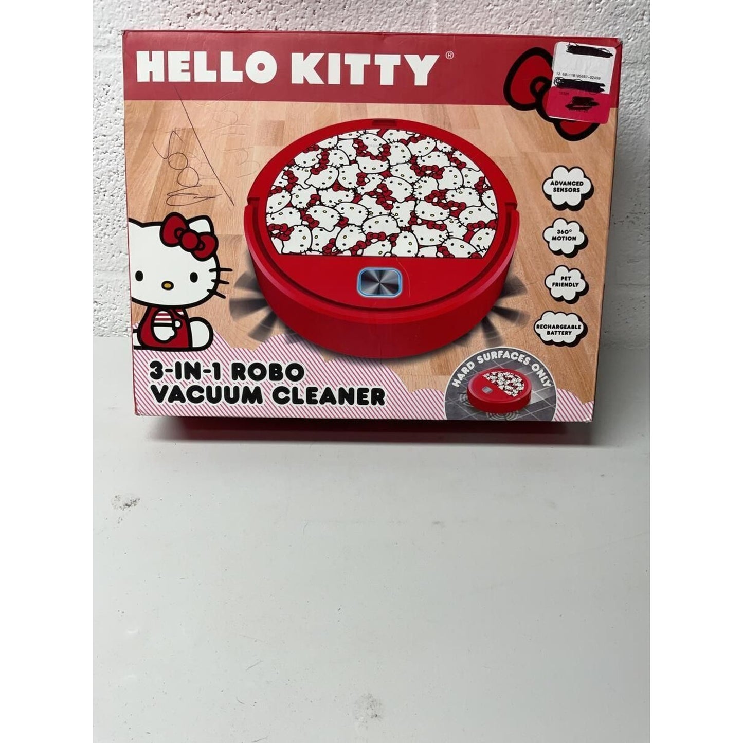 HELLO KITTY 3-n-1 Robo Vacuum Cleaner