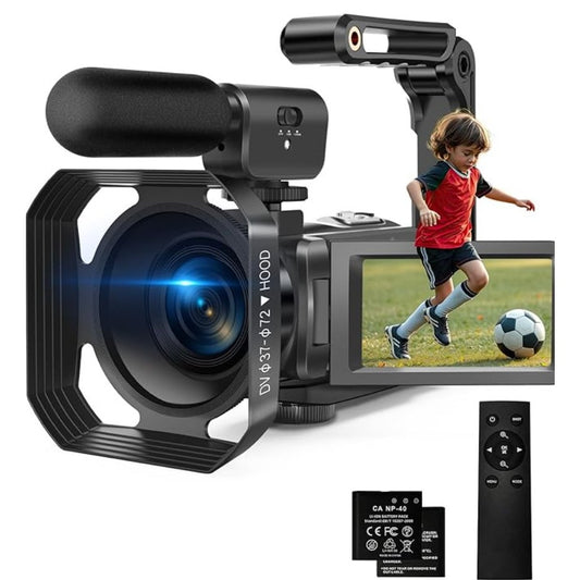 Camcorder Video Camera 4K UHD 56MP