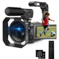 Camcorder Video Camera 4K UHD 56MP