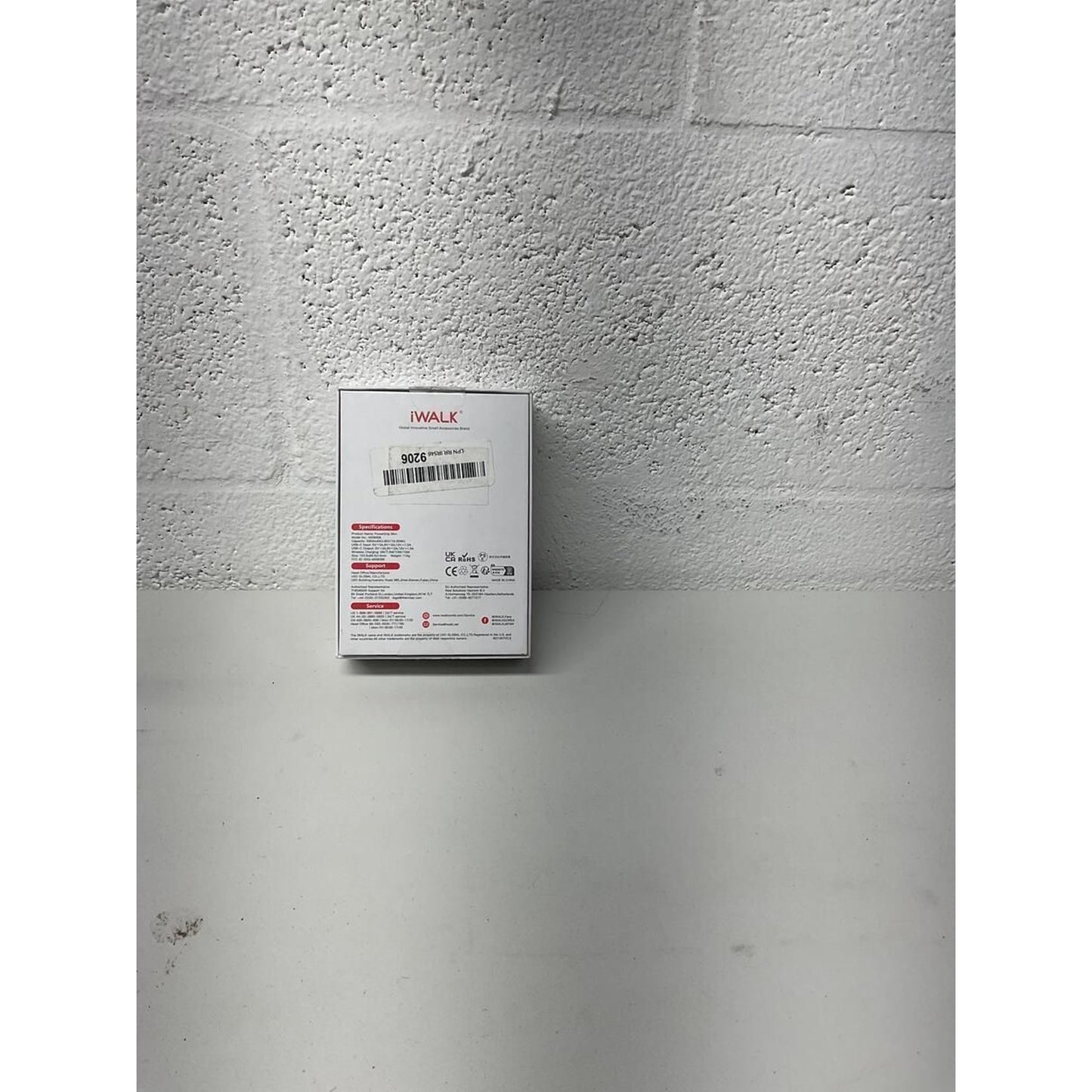 iWalk 5000mAh Slim Power Bank white