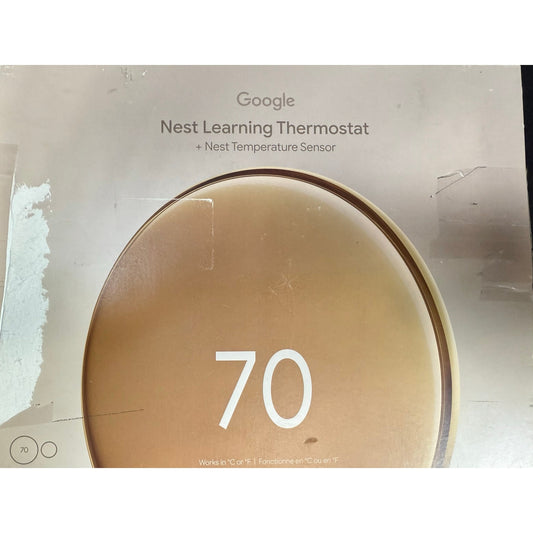 Nest 4th gen Gold with temperature sensor 2nd gen NEW