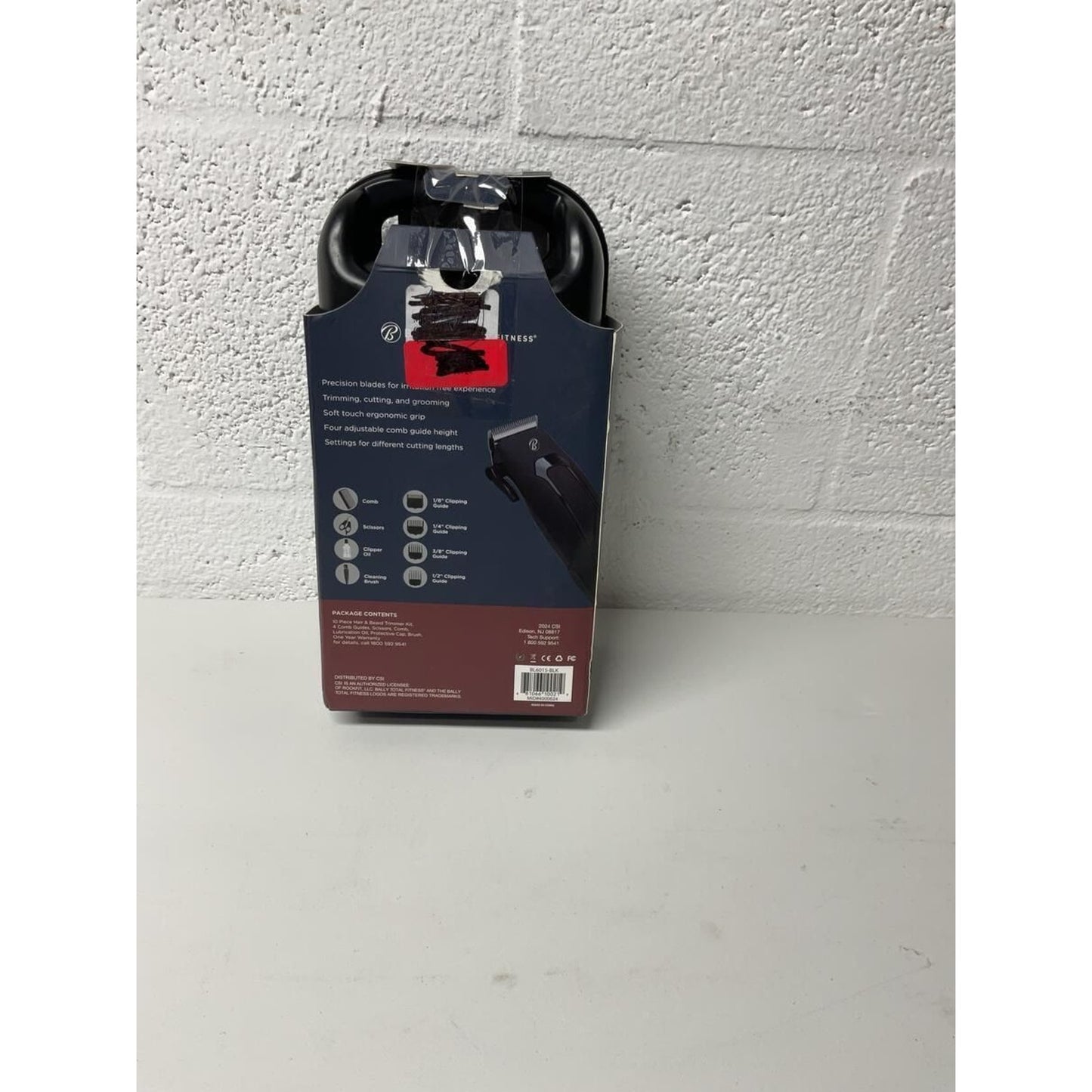 Bally Total Fitness Precision Trimming Hair & Bread