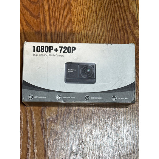 1080P+720P Dual Channel Dash Camera