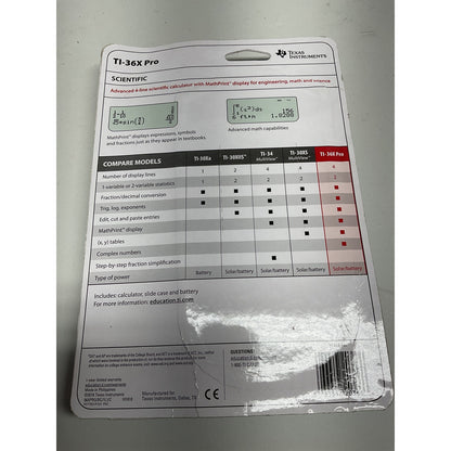 Texas Instruments TI-36X Pro calculator