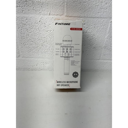 FinYiore Wireless Microphone Rose Gold