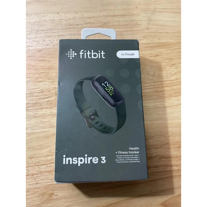 Fitbit Inspire 3 Heart Rate Monitor Health & Fitness Tracker - Black
