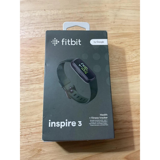 Fitbit Inspire 3 Heart Rate Monitor Health & Fitness Tracker - Black