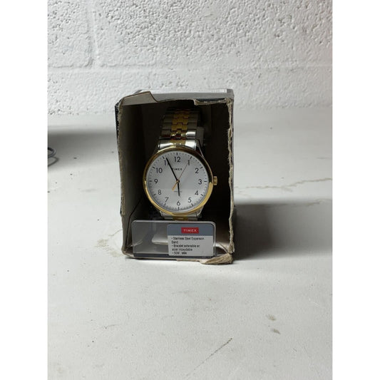 TIMEX Indiglo Gold/Silver Men’s Watch model TW2U40000 BB