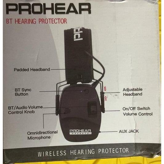 prohear bt hearing protecter model EM030