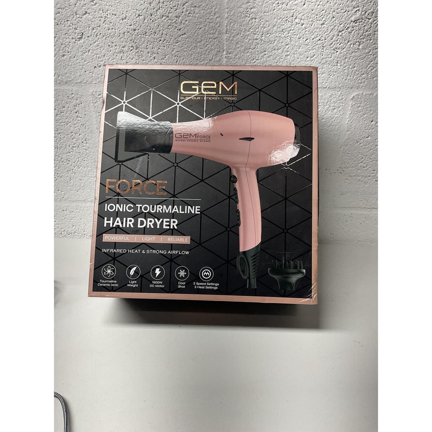 GEM FORCE IONIC HAIR DRYER
