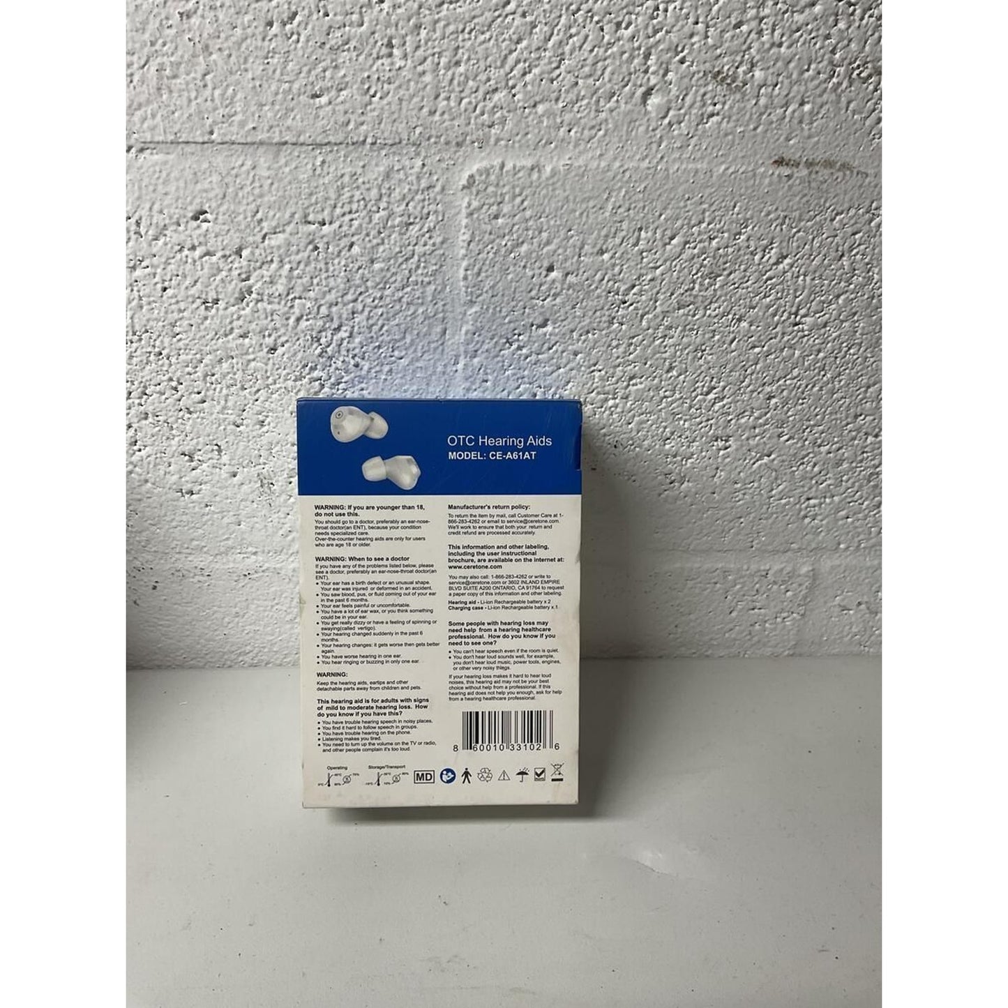 Ceretone Fusion OTC Hearing Aids