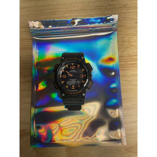 Casio Solar Sport AQ-S810W 47mm Black Silicone Case with Black Silicone Band...