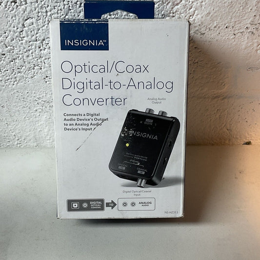 INSIGNIA Optical/Coax Digital to Analog Converter - Open Box