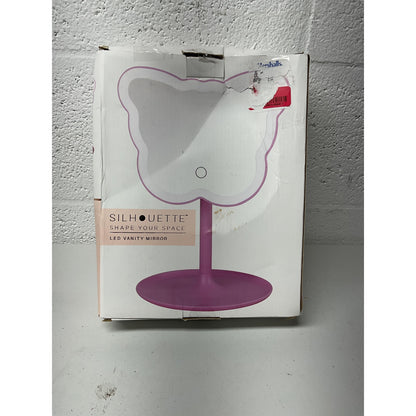 Silhouette LED vanity mirror