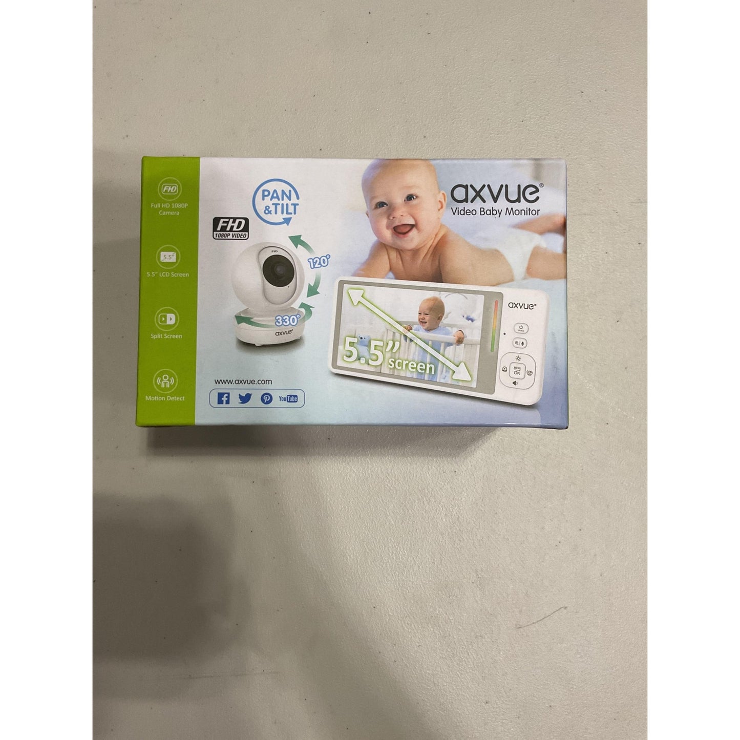 Axvue video baby monitor