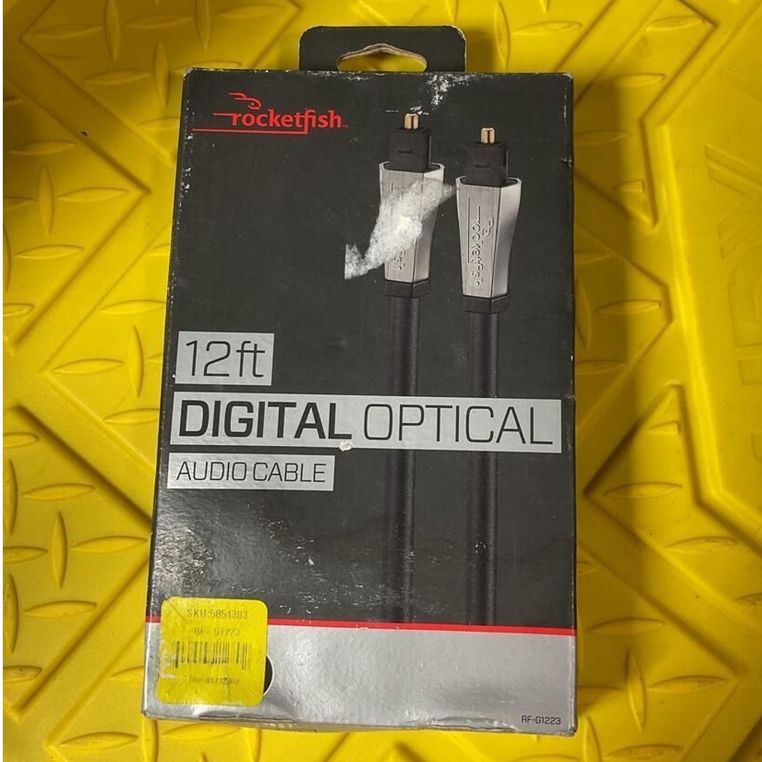 Rocketfish 12ft Digital Optical Audio Cable - Open Box