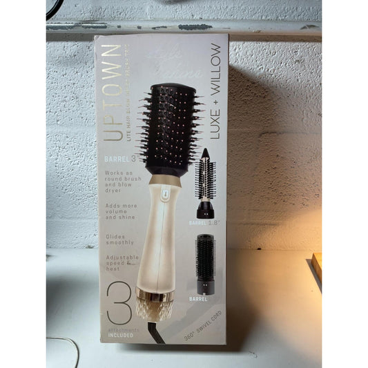Luxe+Willow Uptown Lite Hair Blow Dryer Brush Trio