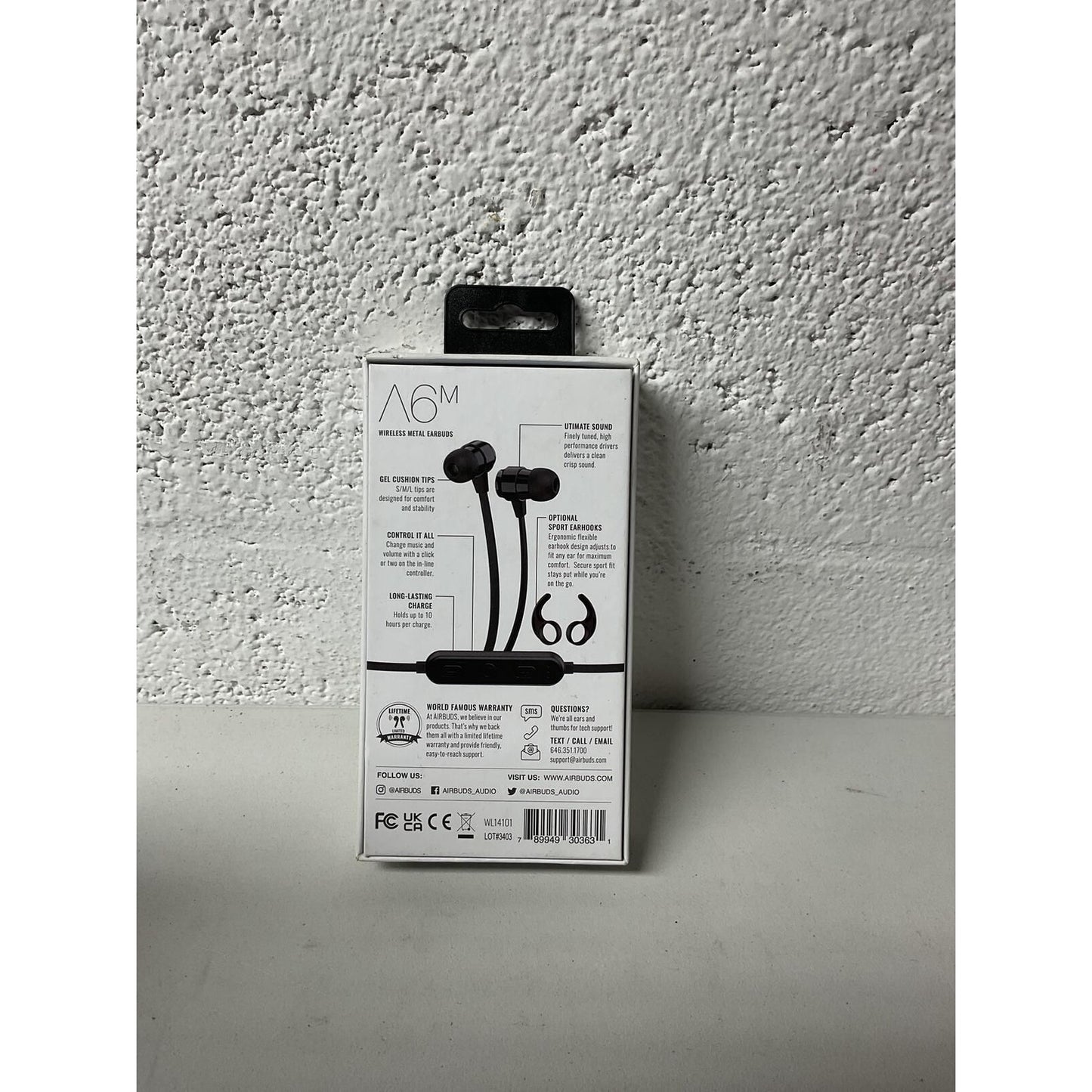 Airbuds A6m Wireless Metal Earbuds