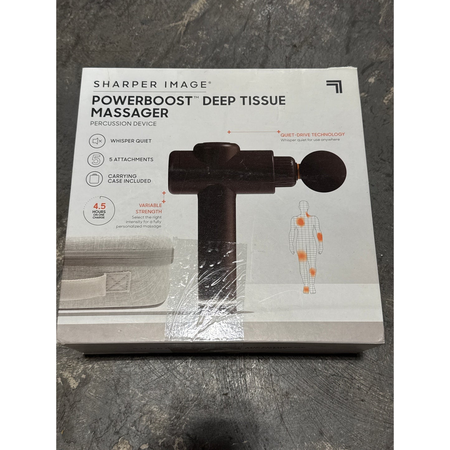 Sharper Image Powerboost deep Tissue Massager