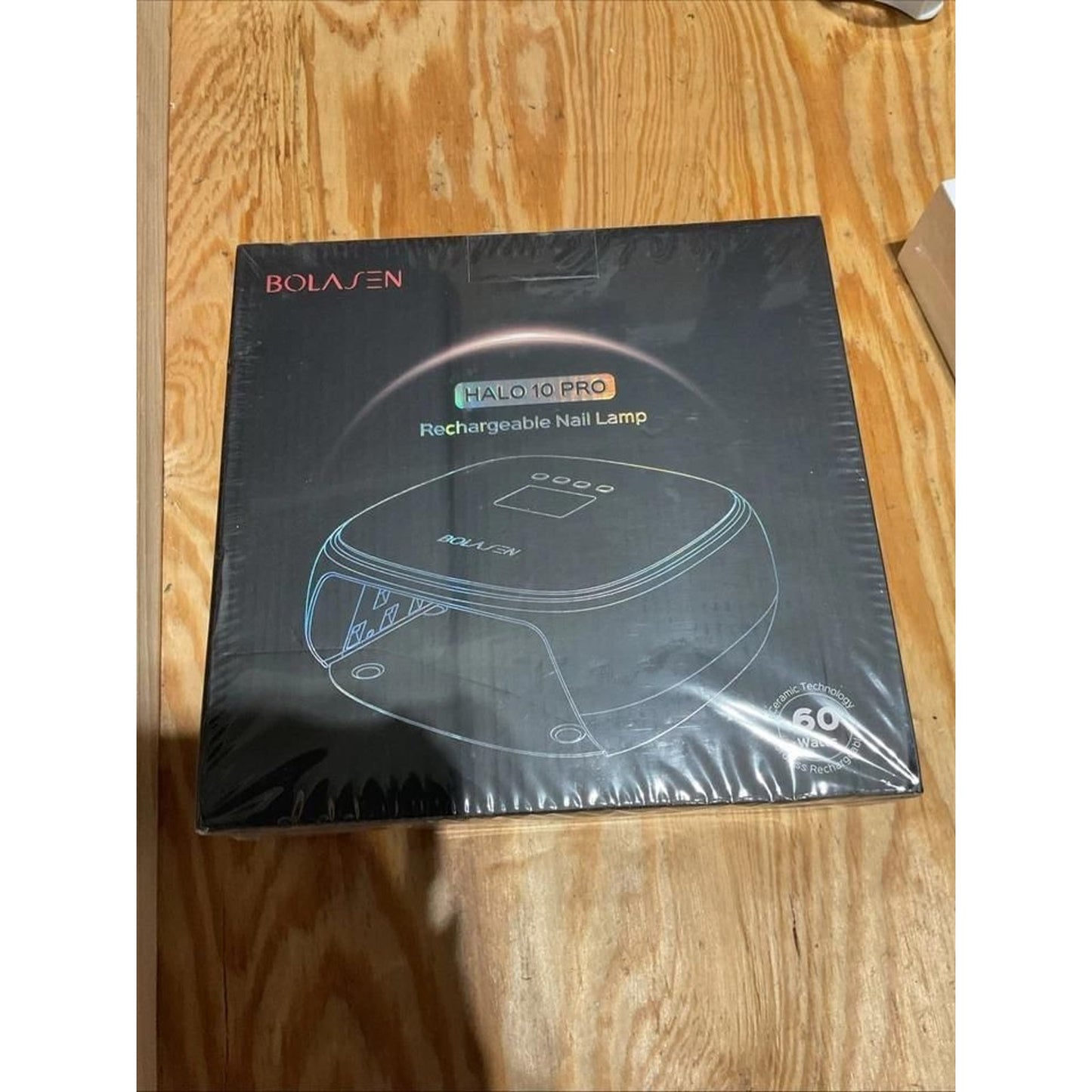 BOLASEN Halo 10 Pro Cordless Rechargeable UV Nail Lamp - UV Light for Gel Nails