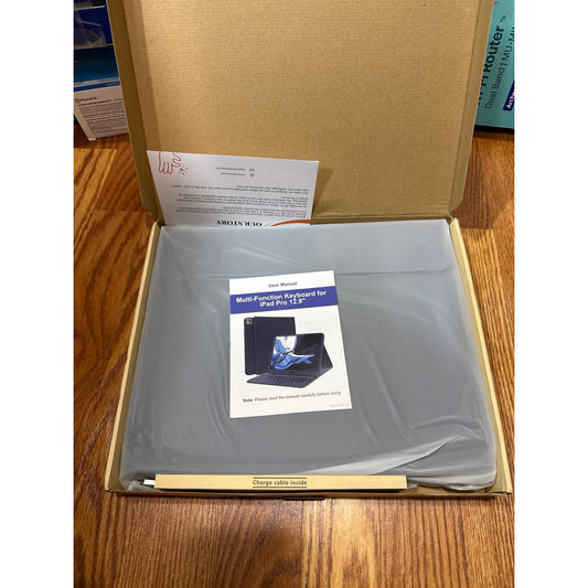CHESONA iPad Pro 12.9 inch case 2022 with Keyboard