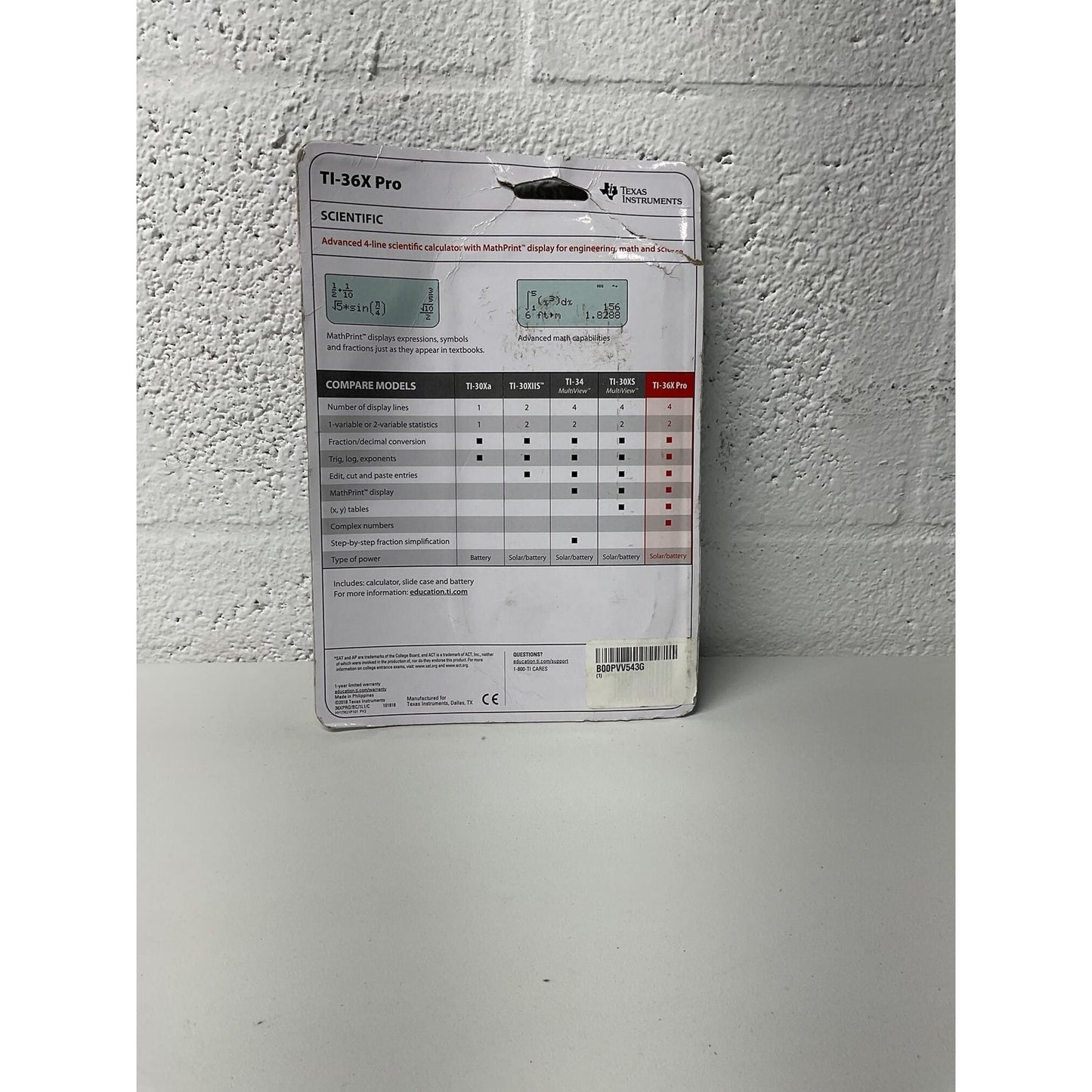 Texas Instruments TI-36X PRO Calculator