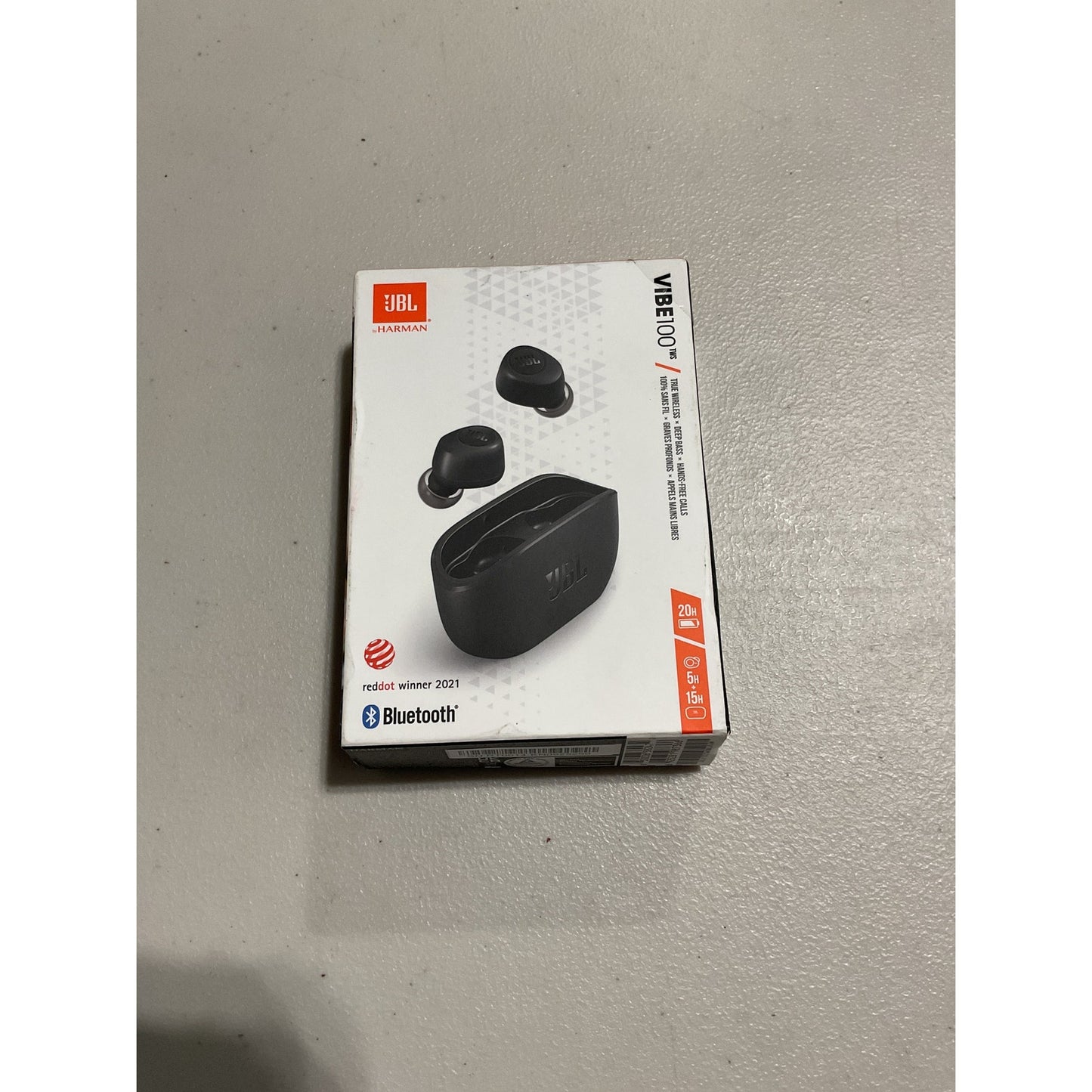 JBL vibe 100 wireless earbuds Bluetooth
