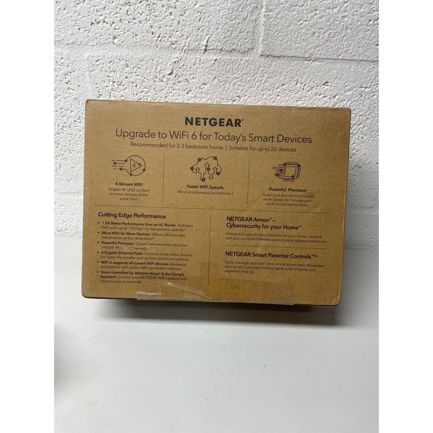 NETGEAR AX1800 WiFi 6 Router