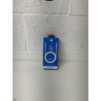 Just Wireless 6ft cable USB-C to USB-C Fast charging