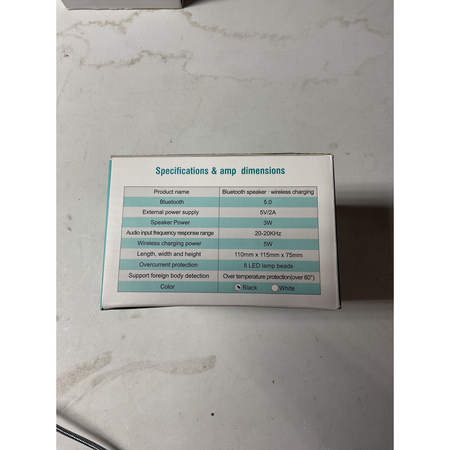 TechSafe BT Speaker Wireless HC-Q1 Black