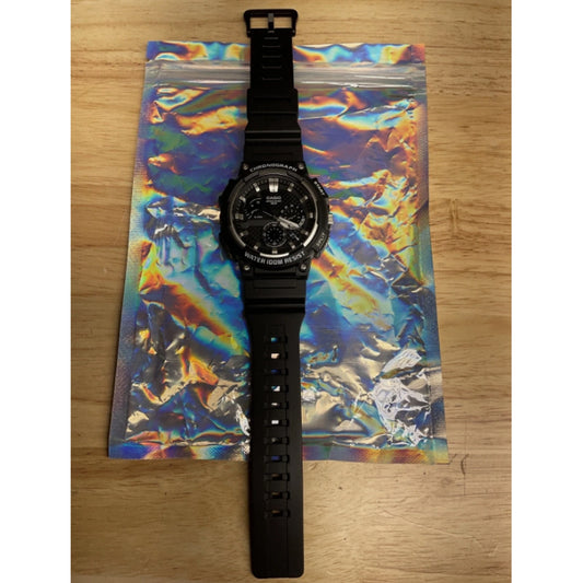 Casio Retrograde Men's Black Watch - MCW200H-1AV