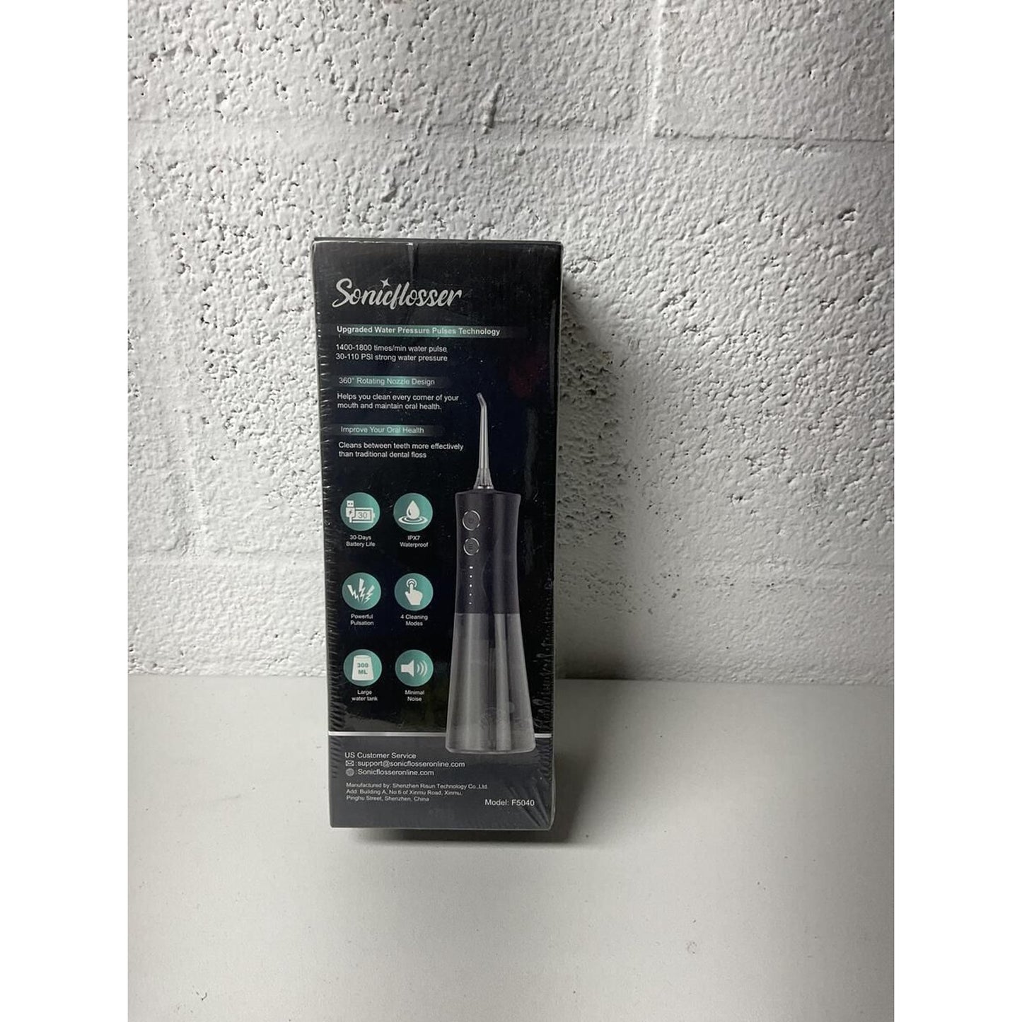 SONICFLOSSER Water Dental Flosser model F5040