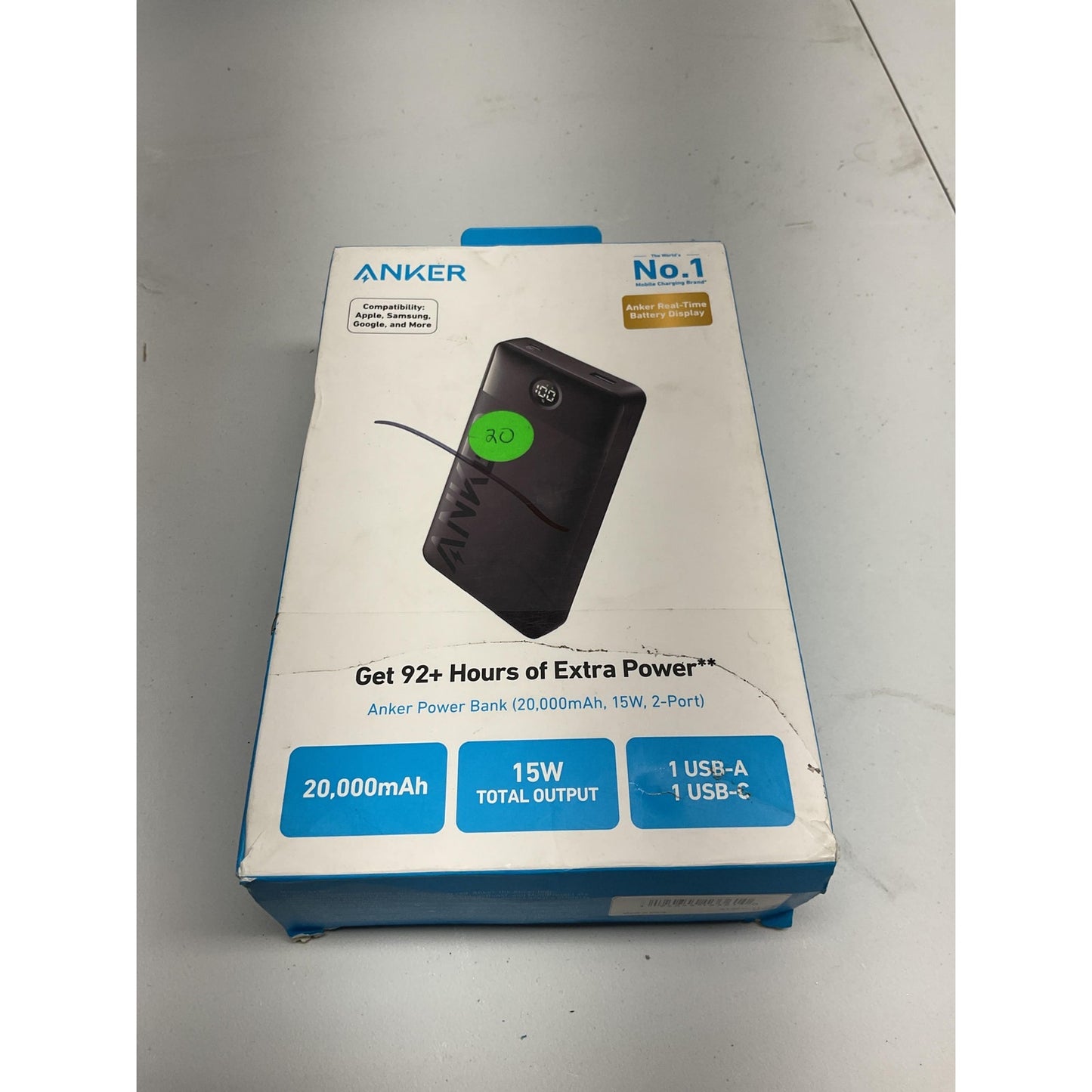 Anker 20,000mAh 15W