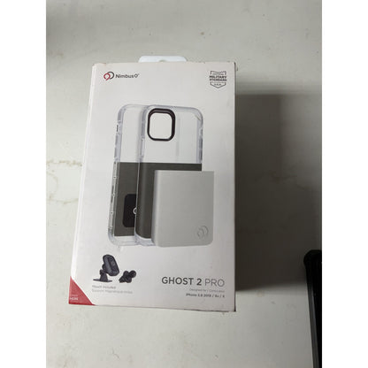 NIMBUS 9 GHOST 2 PRO case for iPhone 5.8/ Xs/X Gunmetal Gray & Pure White