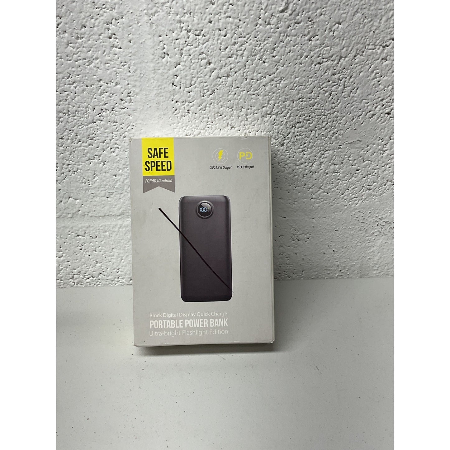 Portable Power Bank with Ultra-bright Flashlight