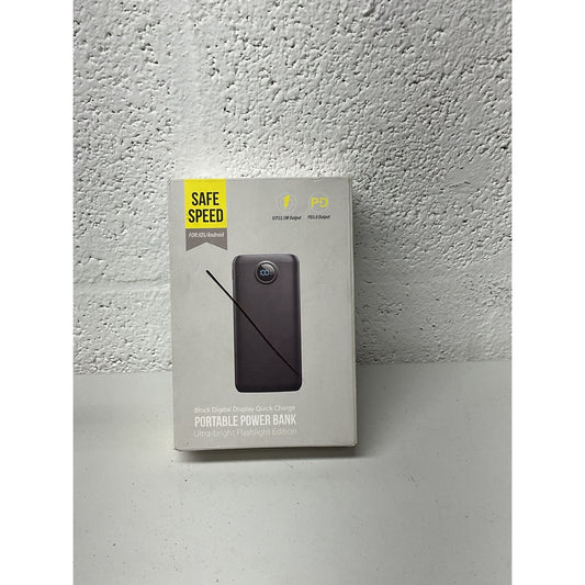 Portable Power Bank with Ultra-bright Flashlight