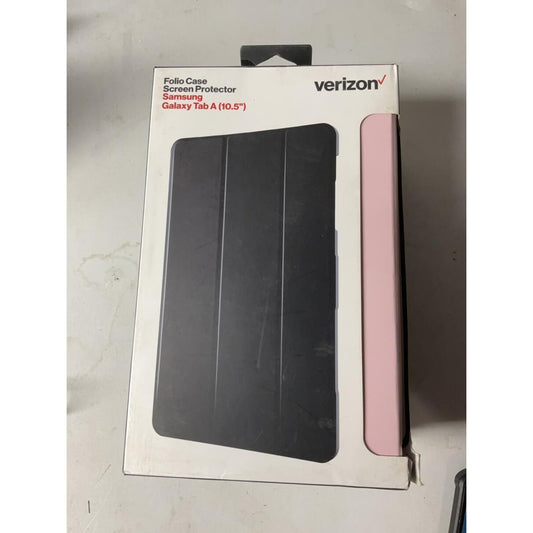 Verizon Folio Case & Screen Protector for Samsung Galaxy Tab A 10.5”