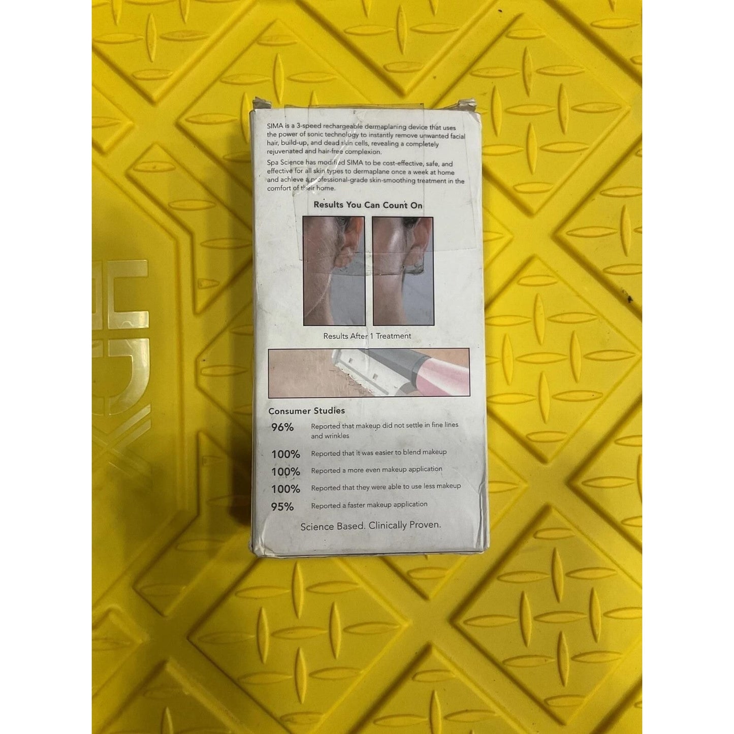 Spa Sciences SIMA Deluxe Sonic Dermaplaning Tool for Exfoliation & Peach Fuzz