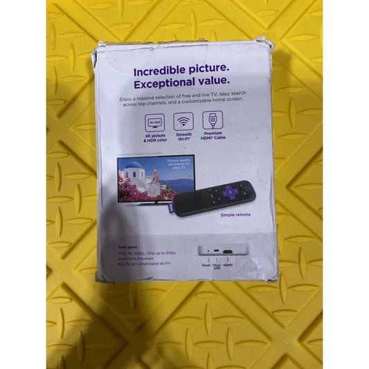 Roku Premiere Media Streamer - 3920R (Black)