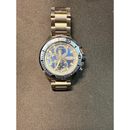 Armitron 20-5178DG Chrono 50M Wr Watch.8.3"Band.50mm Case.New Battery.
