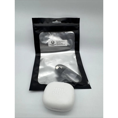 JBL Vibe Flex White Wireless Earbuds